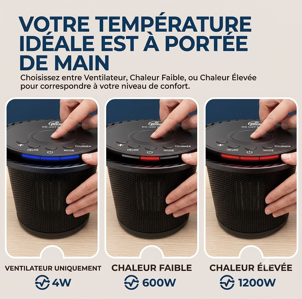 Chauffage électrique portable